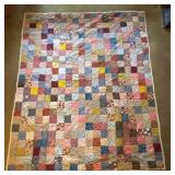 Handmade Patchwork Quilt 79ï¿½ x 64ï¿½