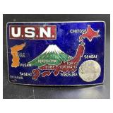 RARE Find! 1940s Occupied Japan Full Enamel USN