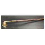 Brass & Wood Candle Snuffer 13 1/2ï¿½