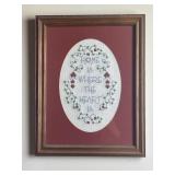 ï¿½Home Is Where The Heart Isï¿½ 13ï¿½ x 11ï¿½ Framed &