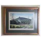 31ï¿½ x 25ï¿½ Framed & Matted ï¿½Early Aprilï¿½ 1432/1500