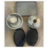 Tray Lot Of Assorted Baking Sheets, Nordic Ware