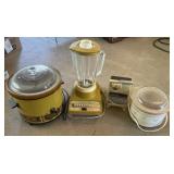 Tray Lot Of Assorted Kitchen Appliances Including