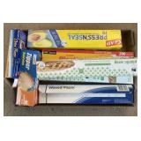 Tray Lot Consisting Of FL Plastic Wrap, DG Wax