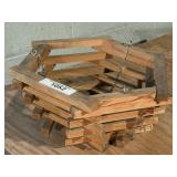 Wooden Hanging Vanda Basket