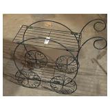 MCM Metal Tea Cart Plant Stand