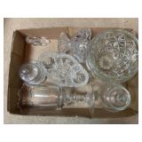 Tray Lot Of Assorted Candy Dishes & More