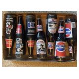 (7) Coca-Cola Bottles Tarheels, Wolfpack & Nascar