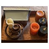 Flameless Candles, Metal Planter, & More
