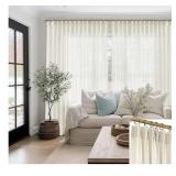 Shineland 90x60 Sheer Curtains