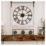 Vintage Barn Door Clock