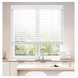 Cordless 2' Faux Wood Blind