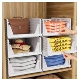 5 Pack Plastic Storage Bins