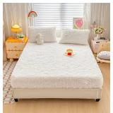 Kids Faux Fur Twin Sheet Set