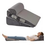3-Piece Grey Wedge Pillow Set