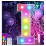 3FT Colorful Marquee Letter