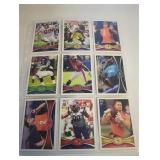 9 NFL Trading Cards