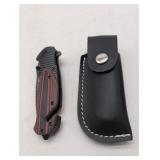 Folding Knife with Sheath