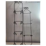 Two Metal Wall Racks