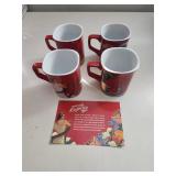 Four Nescafï¿½ Mugs