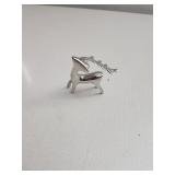Silver-Tone Deer Figurine