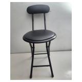Black Metal Folding Chair