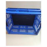 Blue Plastic Storage Crate