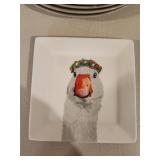 Ceramic Plate Set and Canister