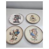 Four Hummel Plates