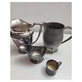 Metal Pitchers and Creamers