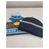 Knit Beanie Hat Pair
