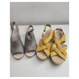 Two Pairs of Clarks Sandals