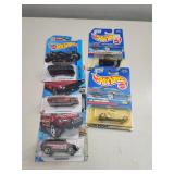 5 Hot Wheels Cars