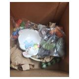 Ceramic Bowl and Toy Animals