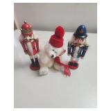Nutcracker Figures & Plush Bear