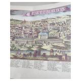Jerusalem Map Reprint, 1700