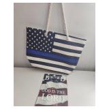 Flag Tote Bag and Plaque