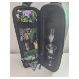 Green Wine Travel Case