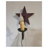 Star-Shaped Wall Sconce