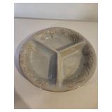 Stoneware Divided Platter