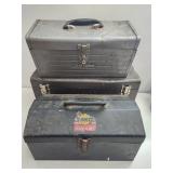 Metal Toolboxes Trio