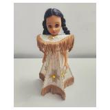 Plastic Doll With Woven Dress