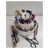 Rotating Art Supplies Organizer