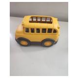 Yellow Plastic Toy Bus