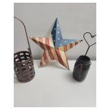 Decorative Star and Holders