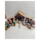 Nativity Scene with Figures