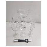 Glassware and Opener Set