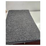 Gray Textured Area Rug