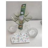 Glassware and Tray