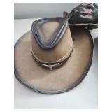Two Hats: Western & Camouflage